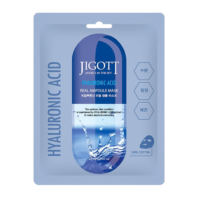 Jigott Hyaluronic Acid Real Ampoule Mask 27 ml - Feel You