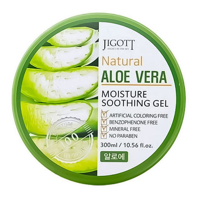 Jigott Natural Aloe Vera Moisture Soothing Gel 300 ml - Feel You