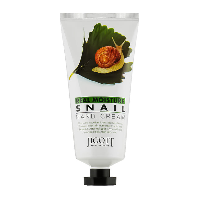 Jigott Real Moisture Snail Hand Cream 100 ml - Feel You