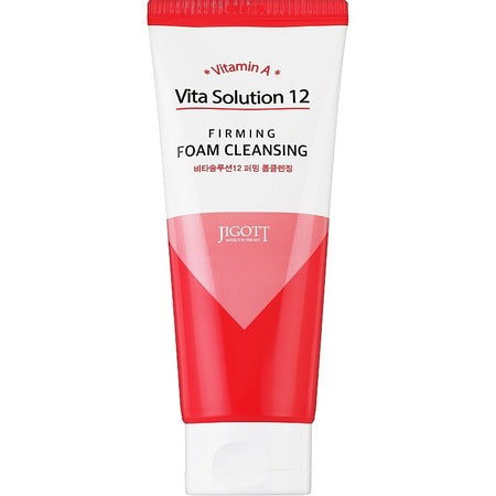 Jigott - Vita Solution 12 Firming Foam Cleansing, 180ml - Feel You