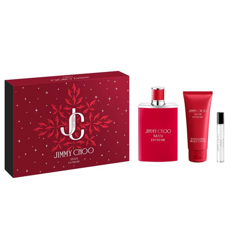 Jimmy Choo – Man Extreme Eau De Parfum 100ml + Eau De Parfum 7.5ml + Shower Gel 100ml - Feel You