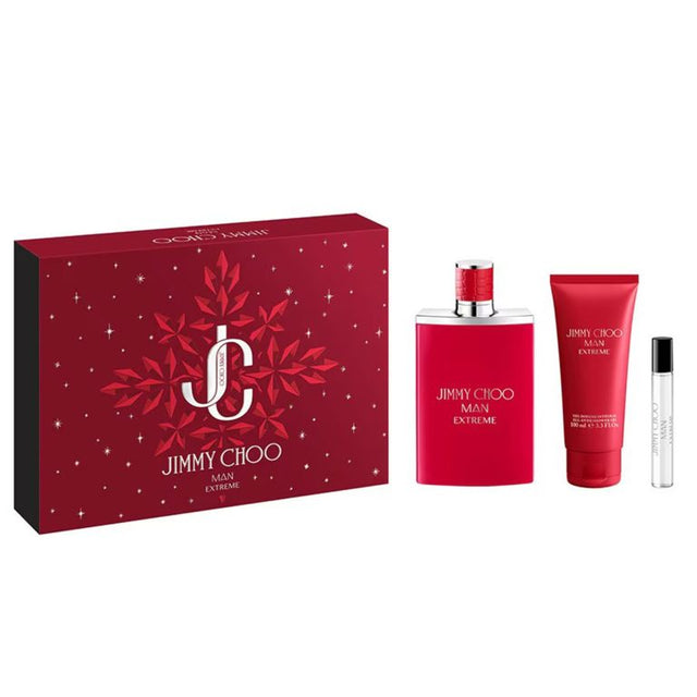 Jimmy Choo – Man Extreme Eau De Parfum 100ml + Eau De Parfum 7.5ml + Shower Gel 100ml - Feel You