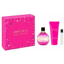 Jimmy Choo - Rose Passion Gift Set EDP 100 ml, miniature EDP 7.5 ml and body lotion 100 ml - 100ml - Feel You