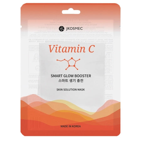 Jkosmec - Skin Solution Vitamin C Mask - Illuminating Face Sheet Mask - 1 pc/25ml - Feel You