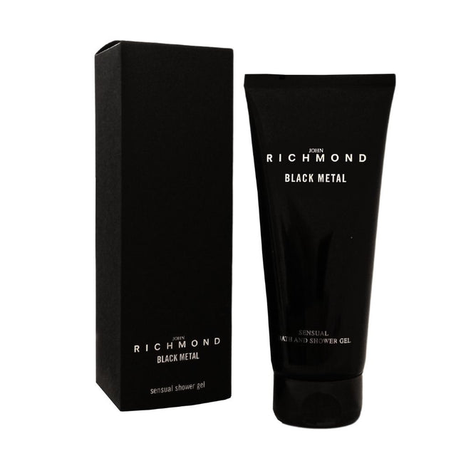 John Richmond, Black Metal, Natural, Cleansing, Shower Gel, 200 ml - Feel You