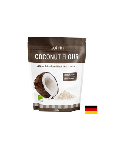 Kокосово брашно Sukrin® (обезмаслено), БИО, 400 g - Feel You