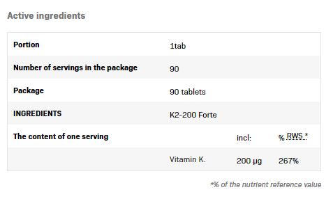K2-200 / 90 Tabs - Feel You