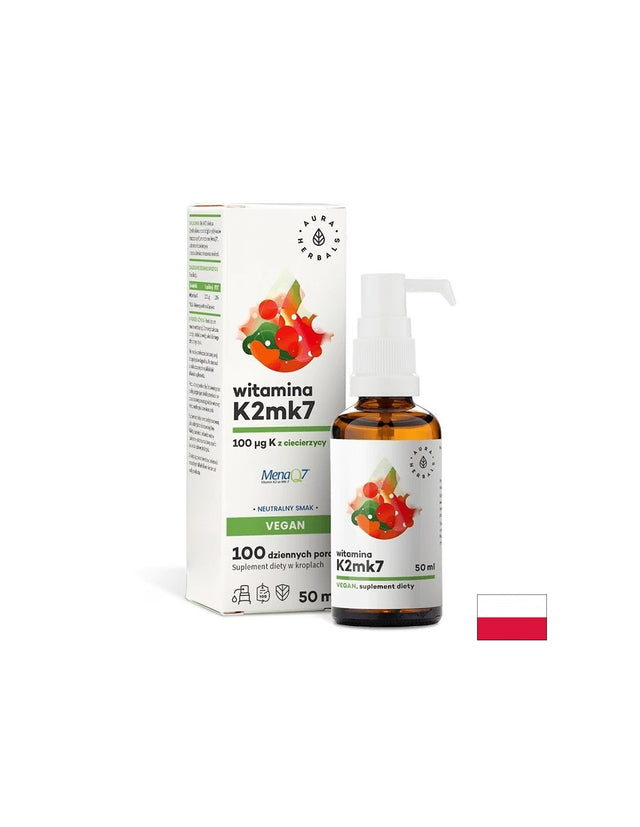 Кости и стави - Витамин K2 (веган формула), 50 ml капки - Feel You