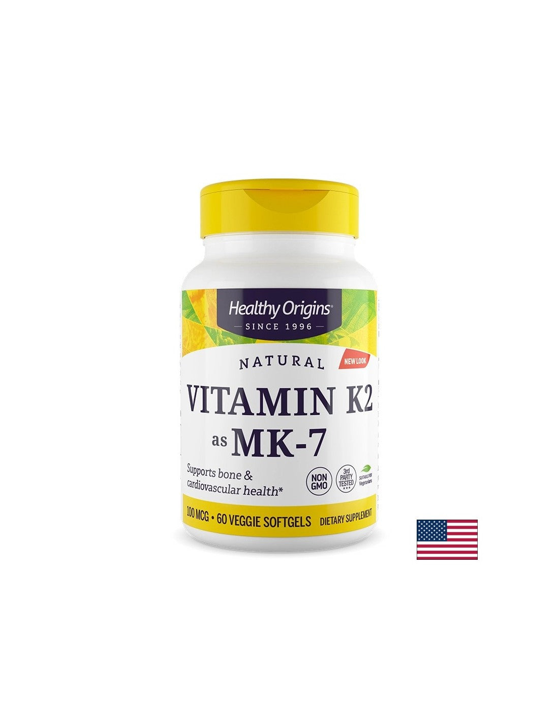 Витамин K2 (MK-7) – За здрави кости, зъби и нормално кръвосъсирване, 100 µg, 60 капсули - Feel You