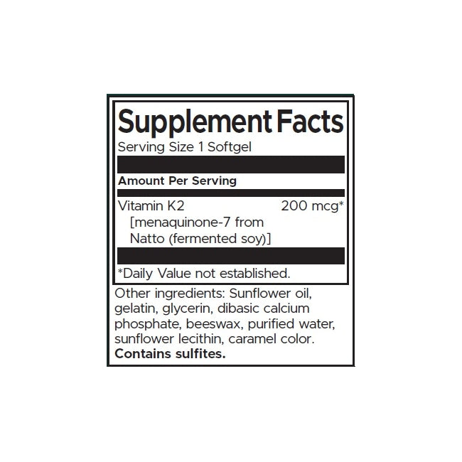 Витамин K2 MK-7 максимална сила - 30 софт гел капсули - Feel You