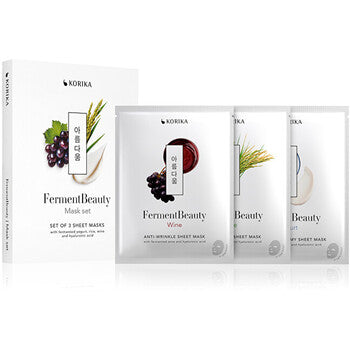 KORIKA - FermentBeauty Mask Set - Sada plátýnkových masek - Feel You