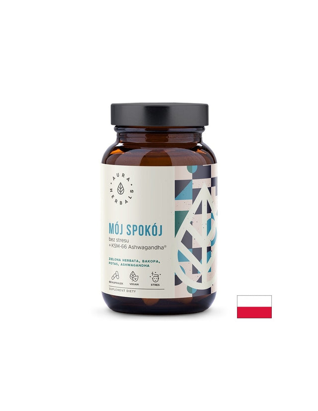 Ашваганда KSM-66 + Зелен чай + Бакопа – Спокойна нервна система и устойчивост на стрес, 60 капсули - Feel You