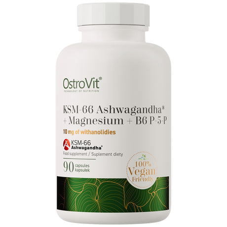 KSM-66 Ashwagandha® + Magnesium + B6 P-5-P - 90 капсули - Feel You
