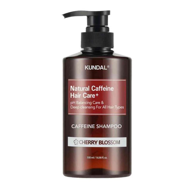 KUNDAL – Caffeine Shampoo, Cherry Blossom, 500ml - Feel You