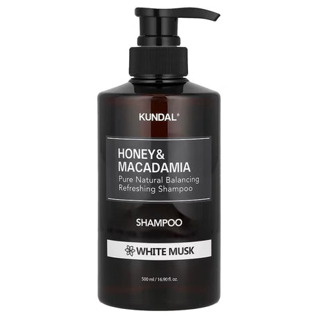 KUNDAL – Honey & Macadamia Nature Shampoo, White Musk, 500ml - Feel You