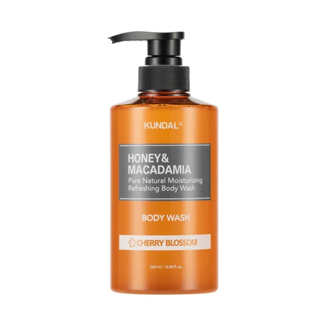KUNDAL – Honey & Macadamia Pure Body Wash, Cherry Blossom, 500ml - Feel You
