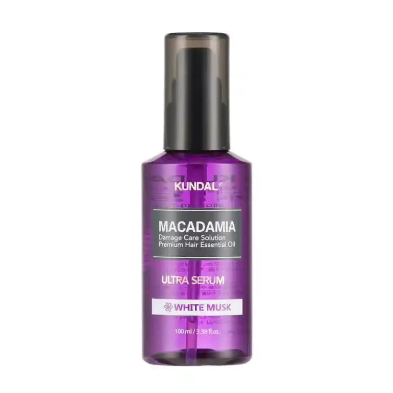 KUNDAL – Macadamia Hair Serum, White Musk, 100ml - Feel You