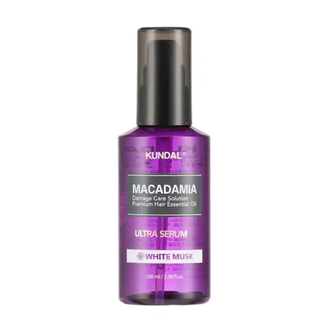 KUNDAL – Macadamia Hair Serum, White Musk, 100ml - Feel You