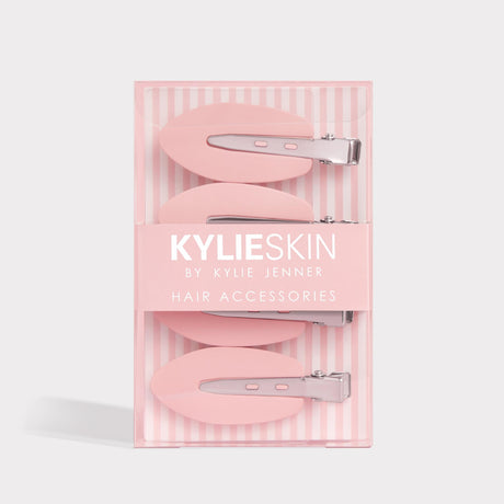 Kardashian Beauty, Kylie Skin, Hair Clip, Pink, 4 pcs - Feel You
