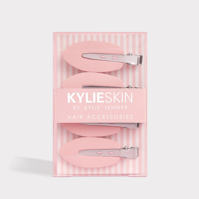 Kardashian Beauty, Kylie Skin, Hair Clip, Pink, 4 pcs - Feel You