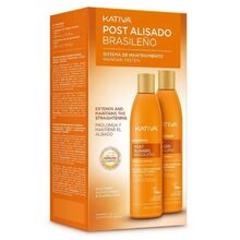 Kativa - Post Brazilian Straightening Shampoo + Conditioner - Sada po narovnání vlasů keratinem - 0ml - Feel You