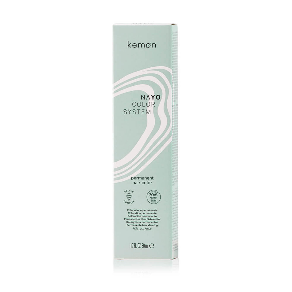 Kemon, Nayo 7.2 Hair Color, Permanent Hair Dye, 7 Blonde, 50 ml - Feel You