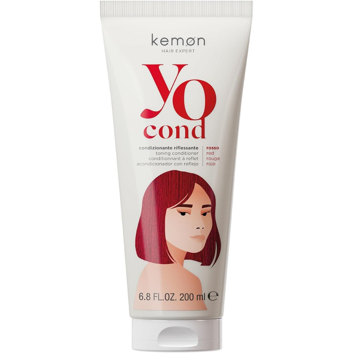 Kemon, Yo Rosso Coloring, Hair Colour Conditioner, 200 ml - Feel You