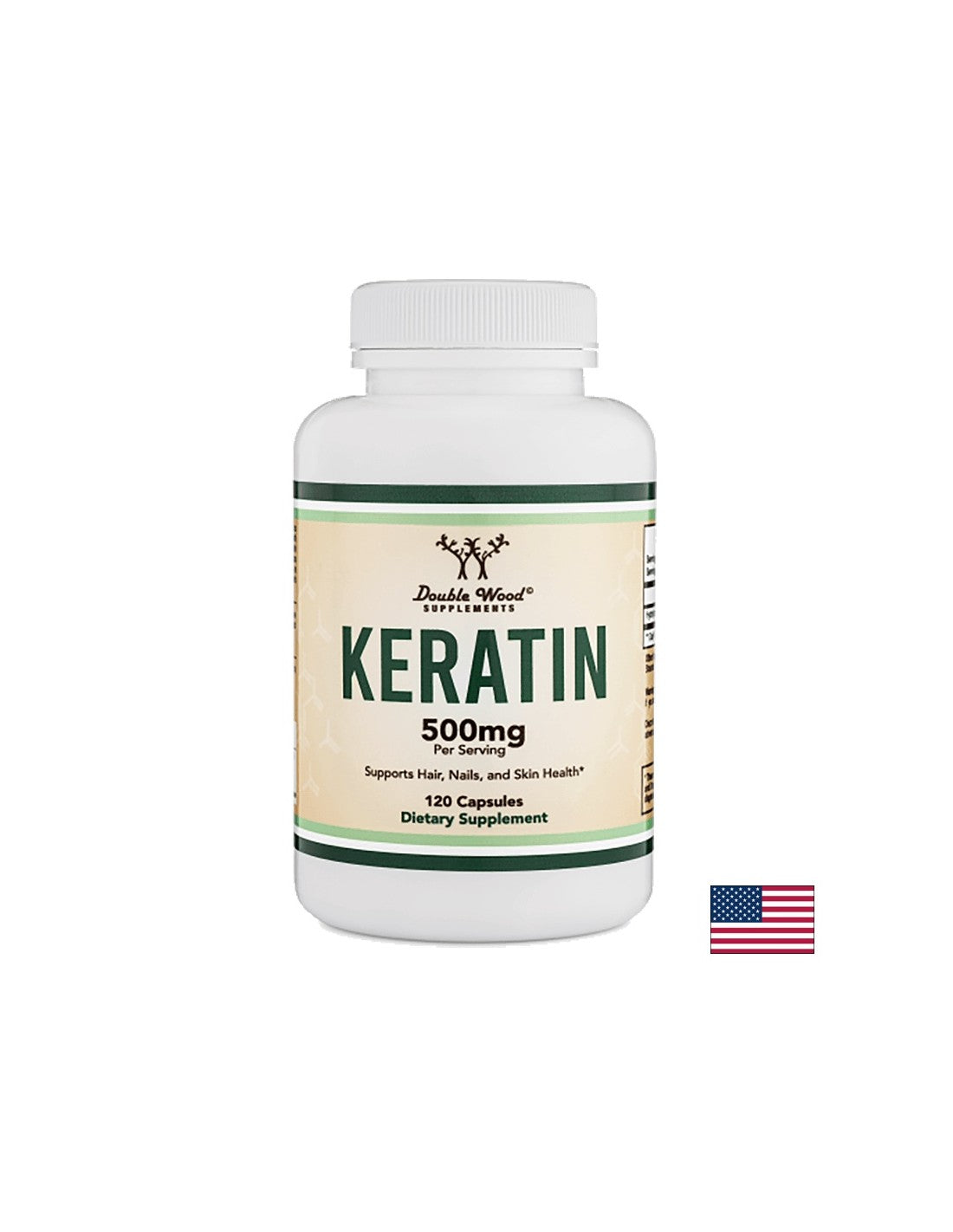 Keratin/ Кератин, 120 капсули Double Wood - Feel You