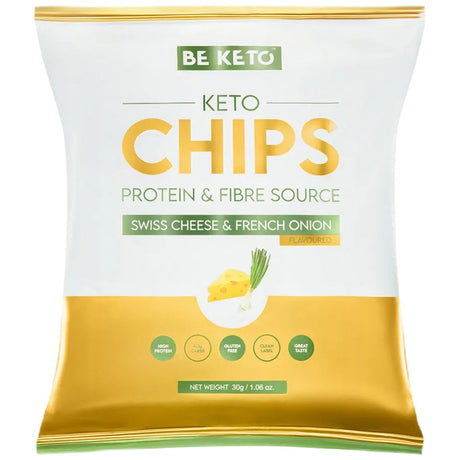 Keto Chips | Swiss Cheese & French Onion - 30 грама - Feel You