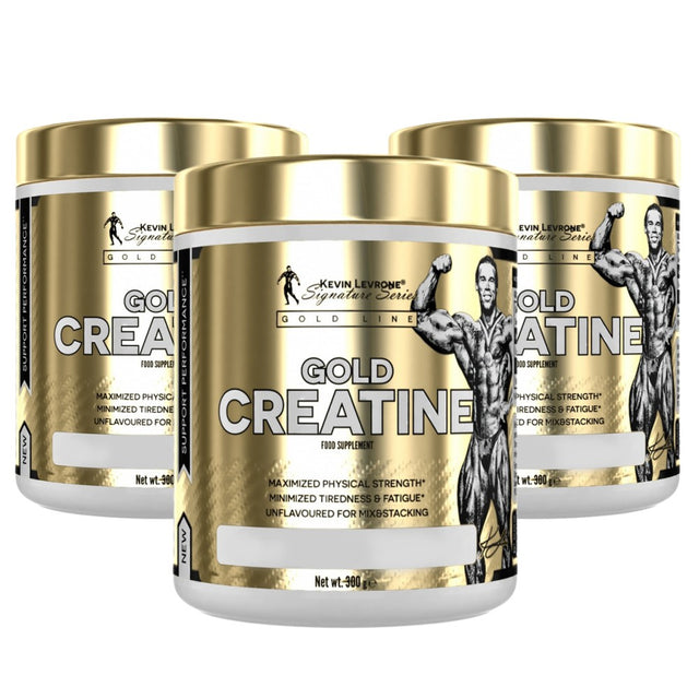 Kevin Levrone - Gold Series Creatine Monohydrate Powder - 300 gr 2 + 1 free - Feel You