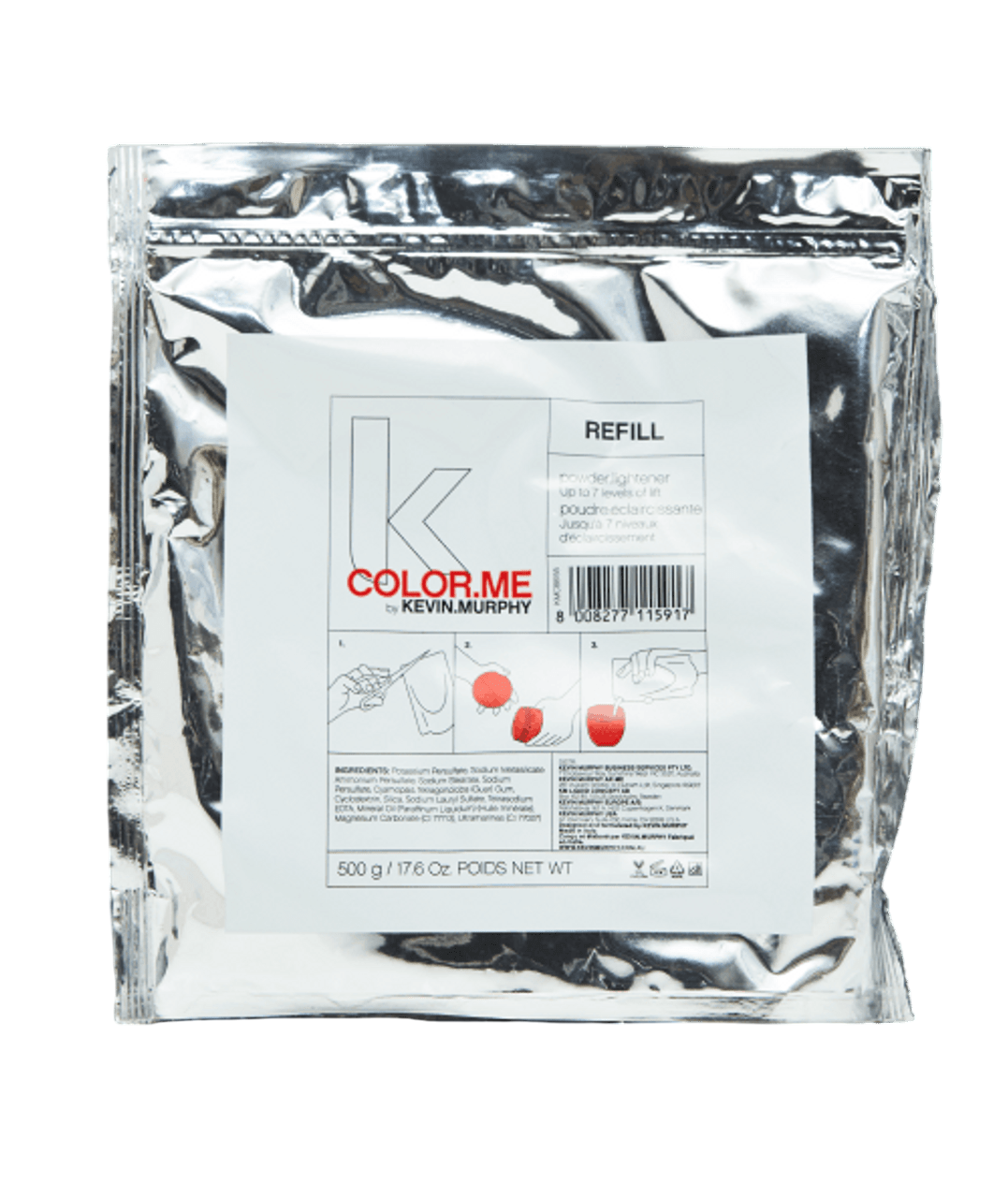 Kevin Murphy, Color Me, Lightening, Hair Oxidant Powder, Refill, 500 ml - Feel You