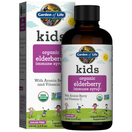 Kid's Organic Elderberry Immune Syrup - 116 мл - Feel You