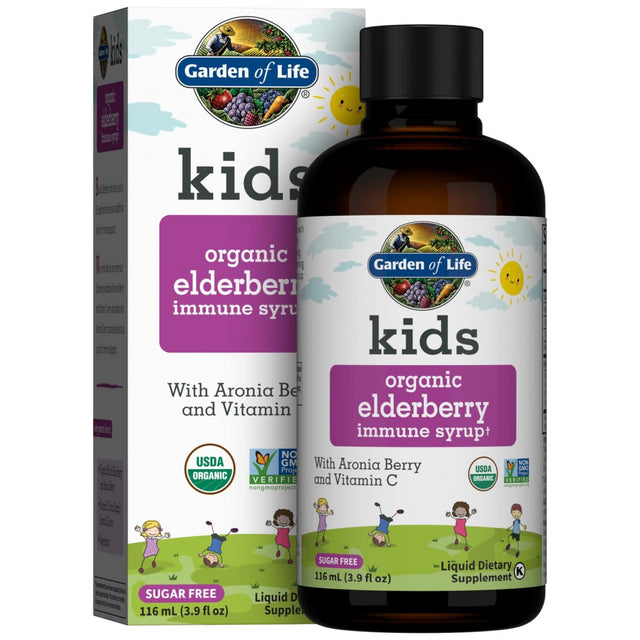 Kid's Organic Elderberry Immune Syrup - 116 мл - Feel You