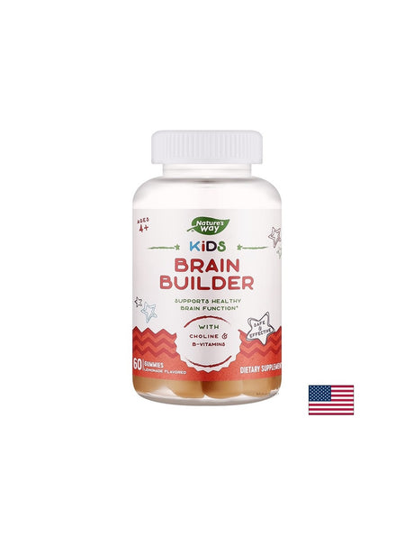 Детска формула за стимулиране на мозъчната дейност - Kids Brain Builder, 60 желирани таблетки - Feel You