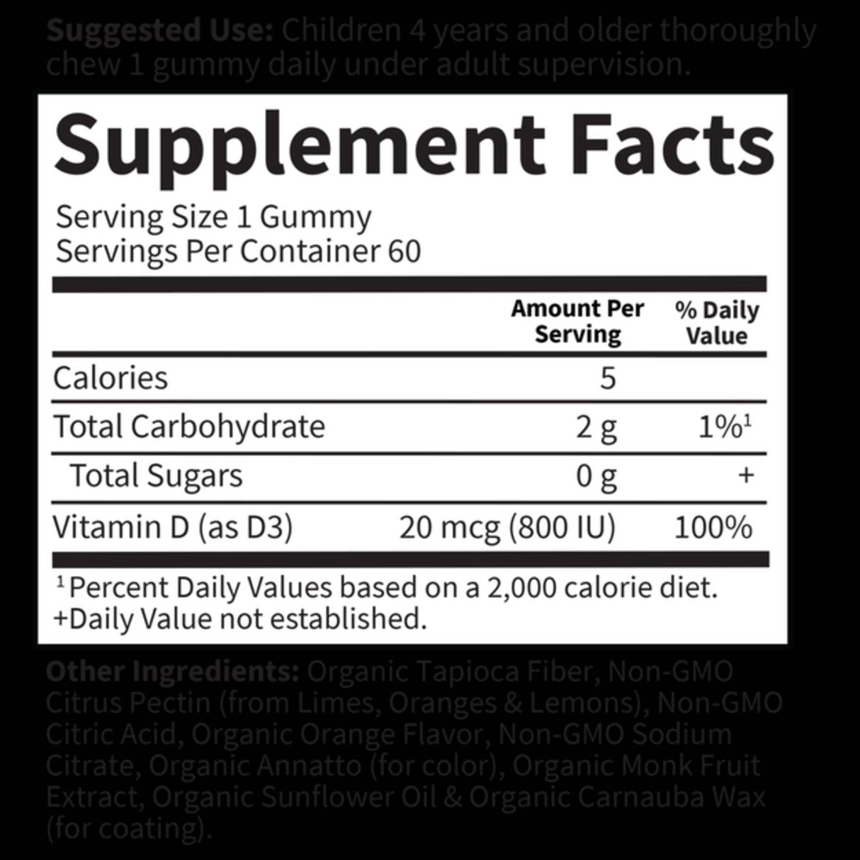 Kids Vitamin D3 - 60 желирани бонбони - Feel You