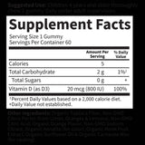 Kids Vitamin D3 - 60 желирани бонбони - Feel You