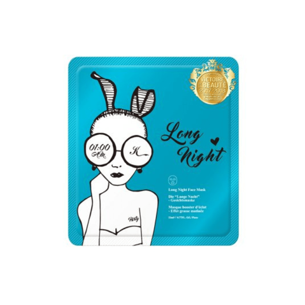 Kingirls, Long Night, Boosting, Sheet Mask, For Face, 22 ml *Tester - Feel You