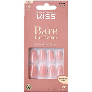 Kiss My Face - Bare-But-Better Nails Bare Nude - Umělé nehty ( 28 ks ) - Feel You