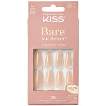 Kiss My Face - Bare but Better Nails Nude Drama ( 28 pcs ) - Feel You