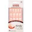 Kiss My Face - Salon Acrylic French Nude Nails 64267 ( 28 pcs ) - Acrylic nails french manicure for a natural look - Feel You
