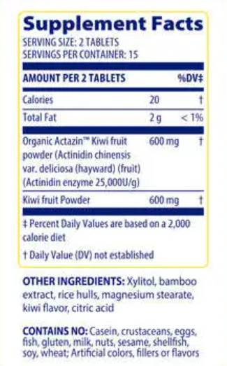 Kiwi Regularity - 30 Дъвчащи таблетки - Feel You