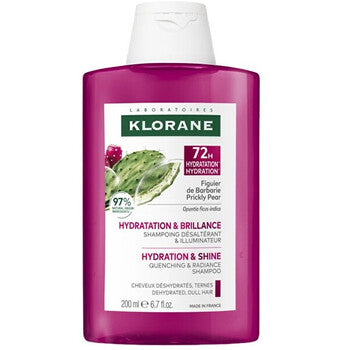 Klorane - 72H Hydration & Shine Quenching Shampoo - Šampon s opuncií - 400ml - Feel You