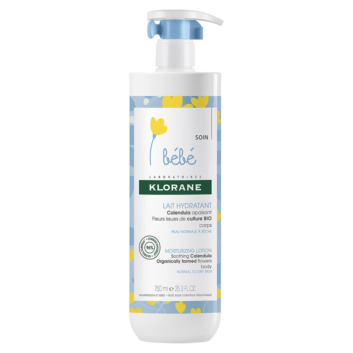 Klorane, Bebe, Calendula, Moisturising, Body Milk, 750 ml - Feel You