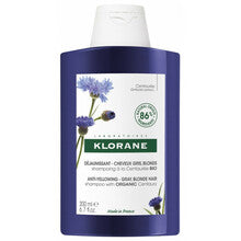 Klorane - Chrpa BIO Shampoo - Šampon neutralizující žluté tóny - 400ml - Feel You