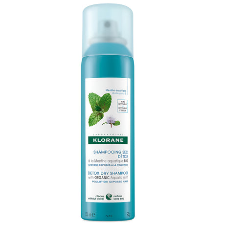 Klorane, Detox, Mint, Hair Dry Shampoo, Clarifies, 150 ml - Feel You