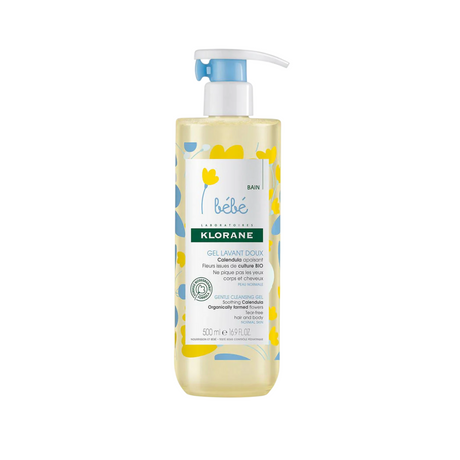 Klorane - Gentle Cleansing Gel Bébé- Gentle cleansing gel for children from birth - 500ml - Feel You
