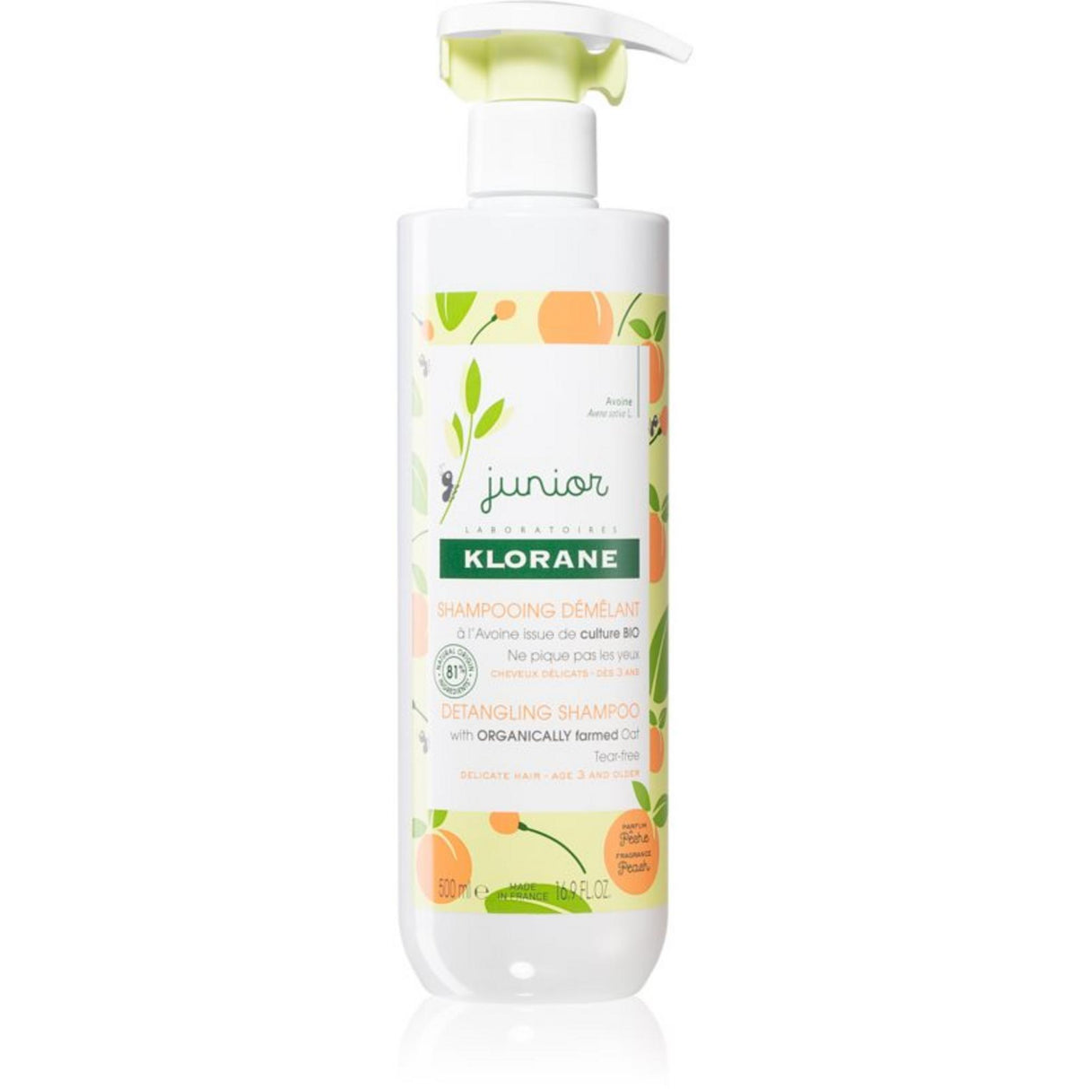 Klorane, Junior, Acacia Honey, Hair Shampoo, Detangling, 500 ml - Feel You