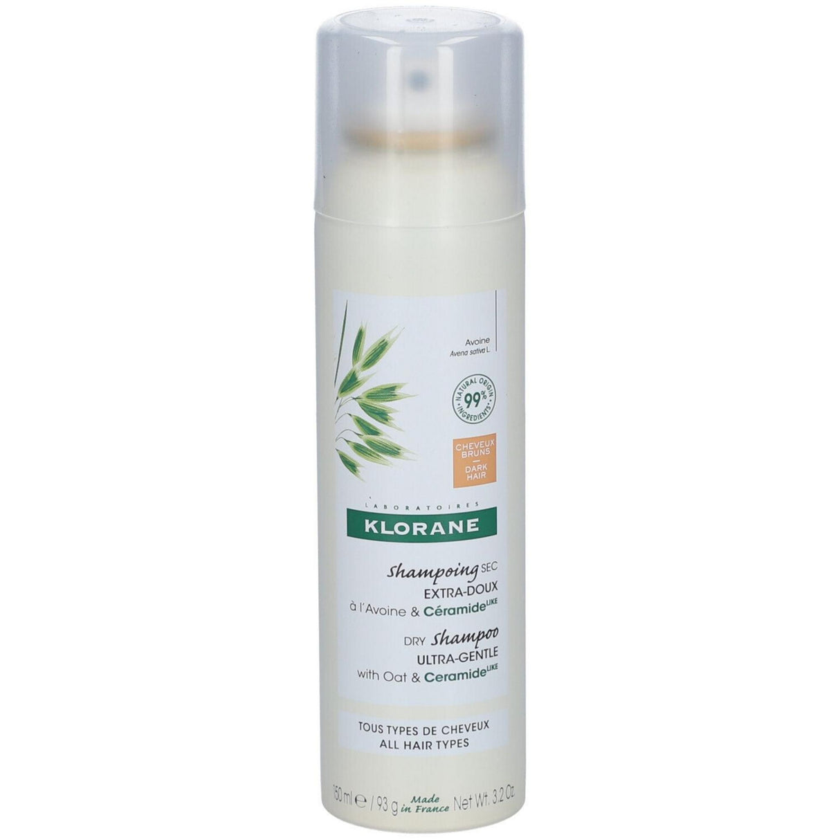Klorane, Klorane, Hair Dry Shampoo, Tinted, 150 ml - Feel You