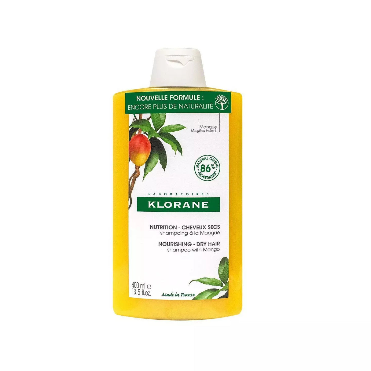 Klorane, Mango Butter Nutrition, Mango, Hair Shampoo, For Nourishing, 400 ml - Feel You