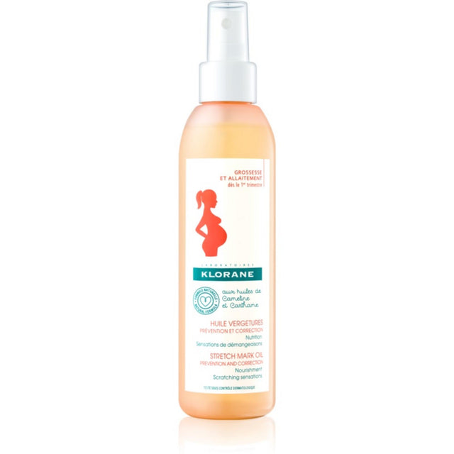 Klorane, Mum, Anti-Stretch Marks, Massage Oil, 200 ml - Feel You